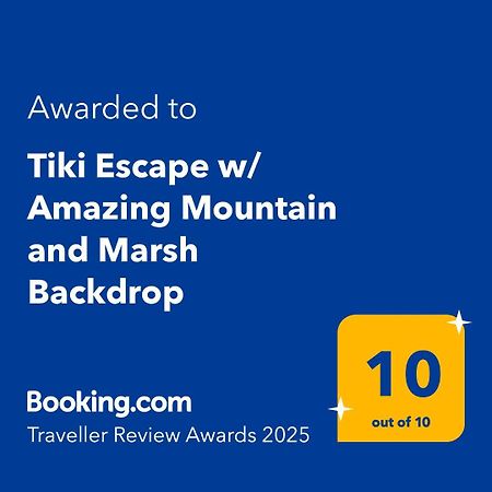 Villa Tiki Escape W/ Amazing Mountain And Marsh Backdrop Rockaway Beach Exterior foto